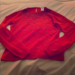 Oscar de la Renta red top